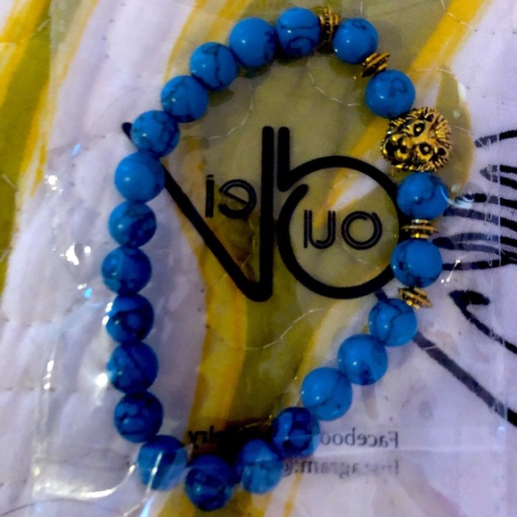 Jewelry - Unisex NEW Multi Charm Marble Beaded Stretch Luxe Buddha Leopard Skull Lion